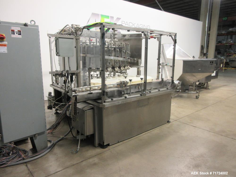 Used Mrm (Cozzoli) RPF-24 Head Rotary Piston Filler