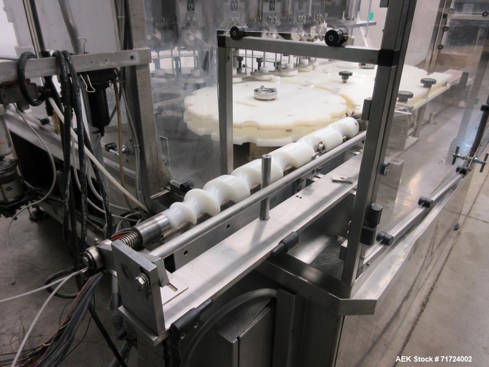 Used Mrm (Cozzoli) RPF-24 Head Rotary Piston Filler