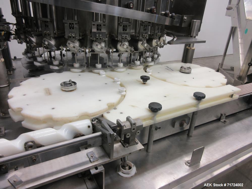 Used Mrm (Cozzoli) RPF-24 Head Rotary Piston Filler
