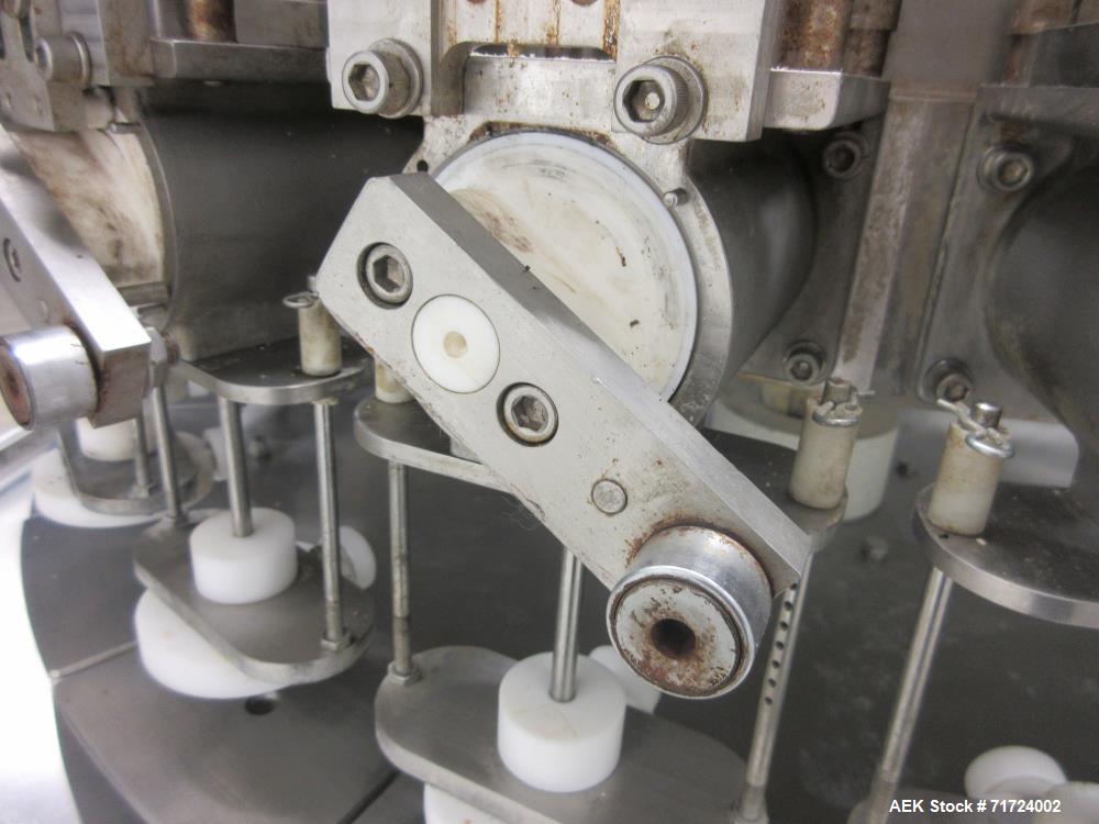 Used Mrm (Cozzoli) RPF-24 Head Rotary Piston Filler