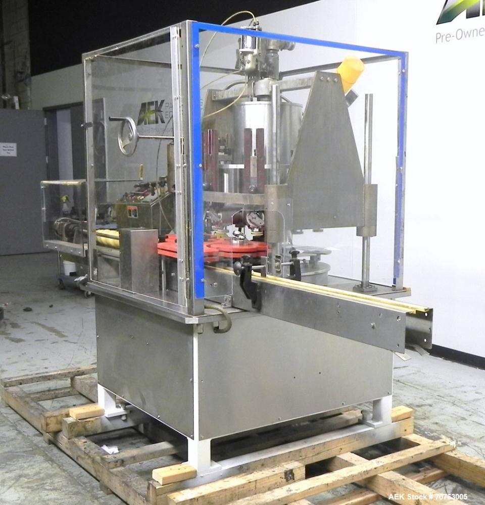 Used MRM Elgin Model RPF-8 Rotary Piston Filler