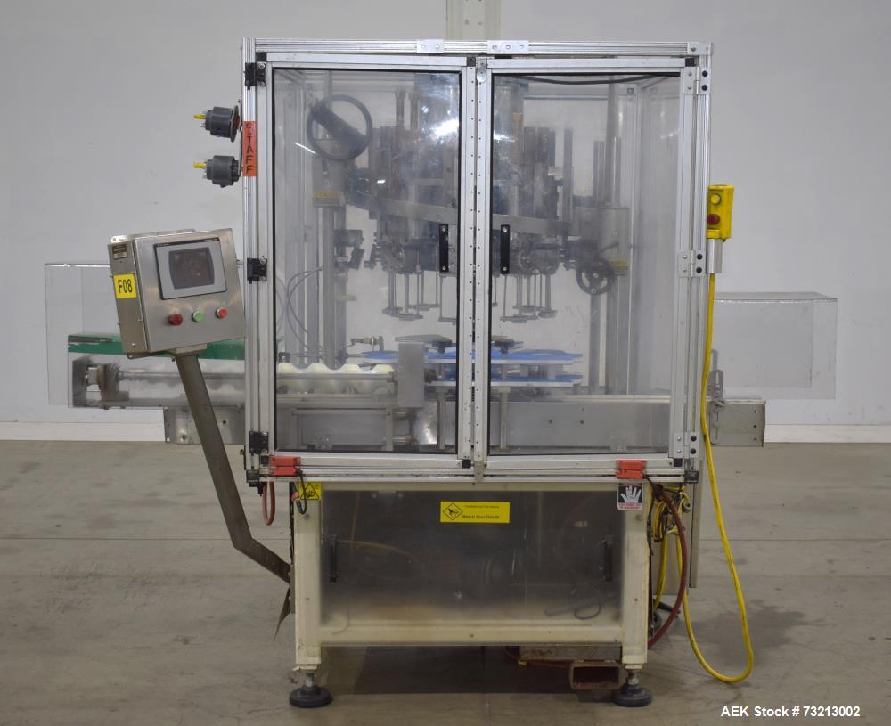 Used MRM Elgin RPF-8 Rotary Piston Filler – 120 BPM, 316 Stainless Steel