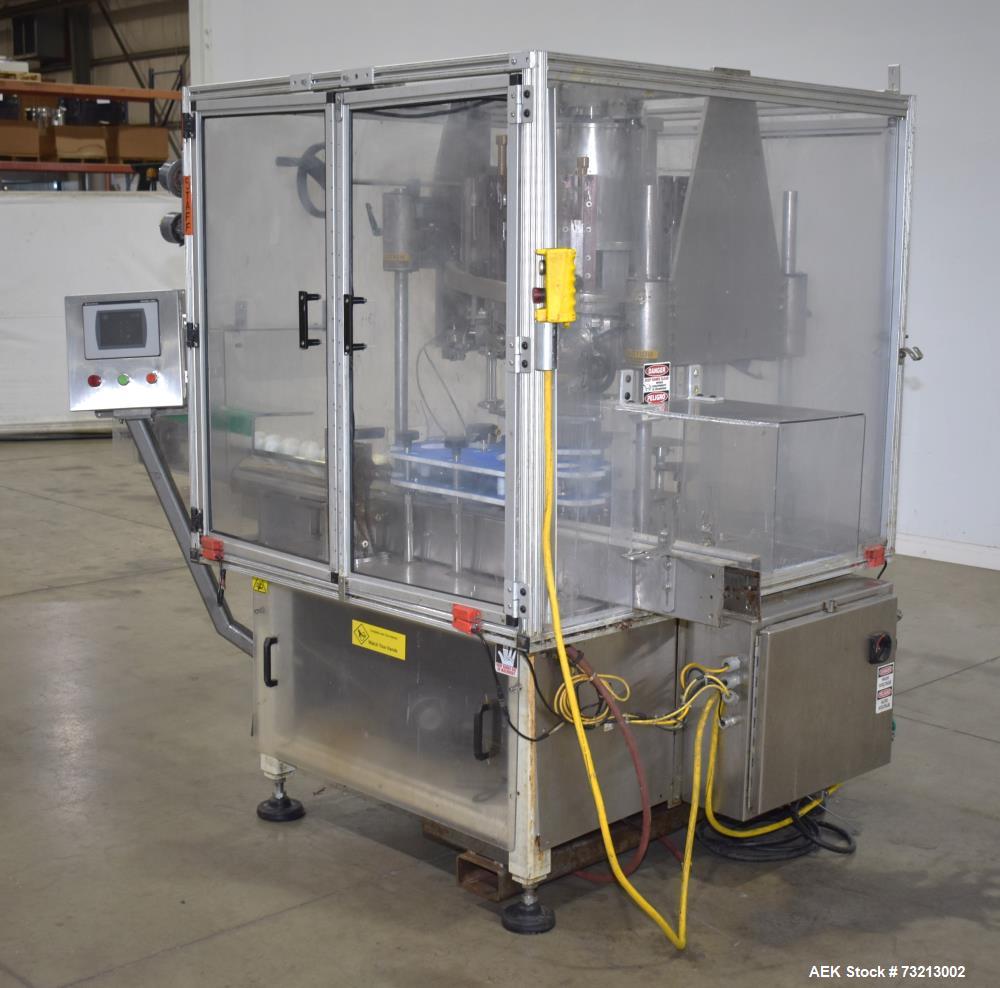 Used MRM Elgin RPF-8 Rotary Piston Filler – 120 BPM, 316 Stainless Steel