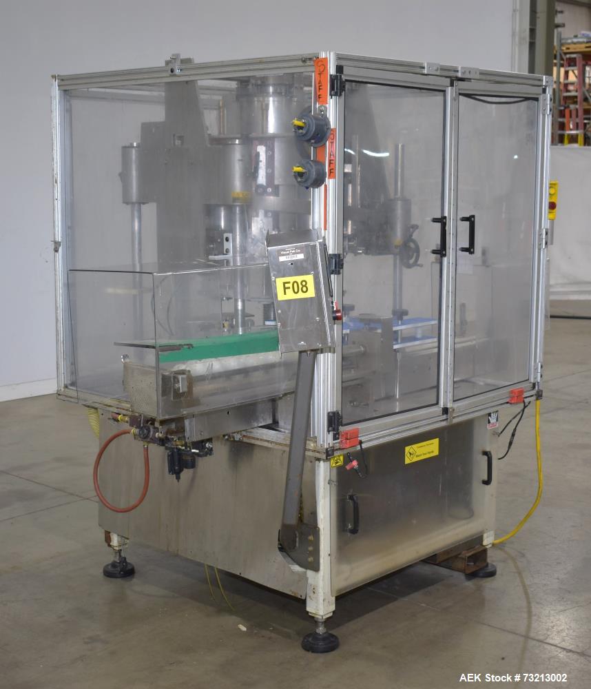 Used MRM Elgin RPF-8 Rotary Piston Filler – 120 BPM, 316 Stainless Steel