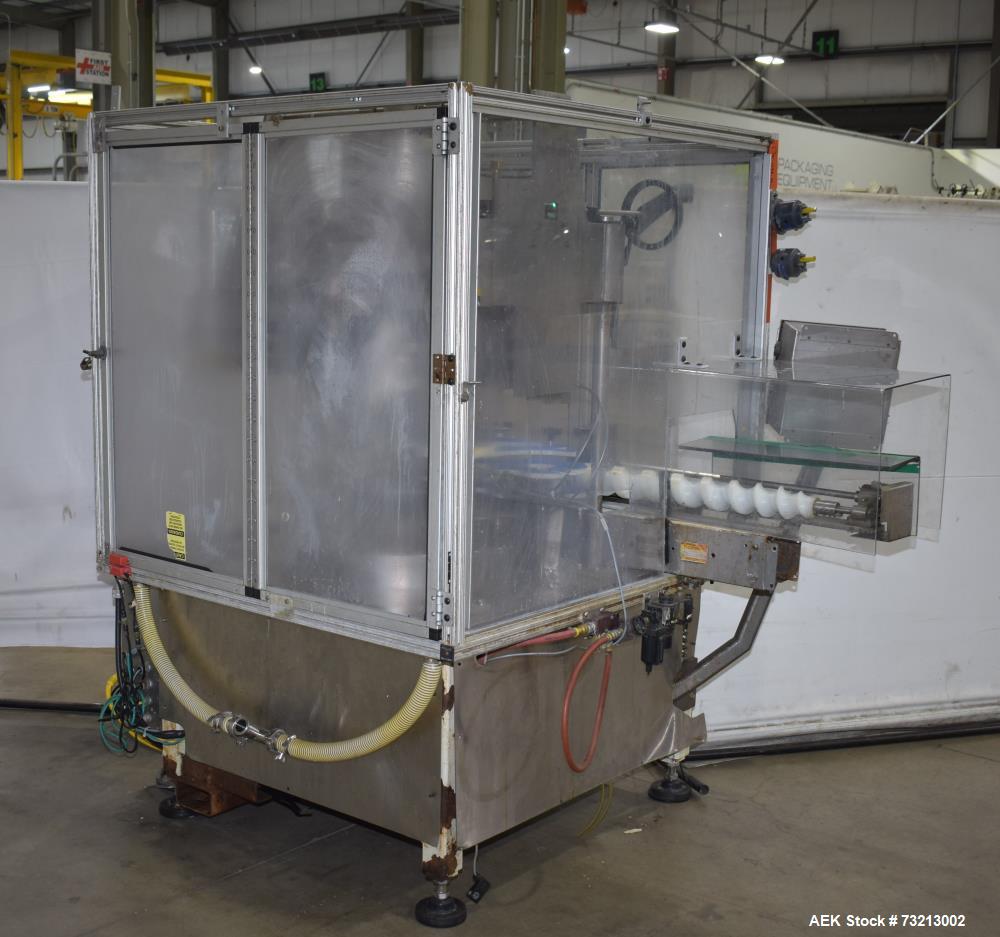 Used MRM Elgin RPF-8 Rotary Piston Filler – 120 BPM, 316 Stainless Steel