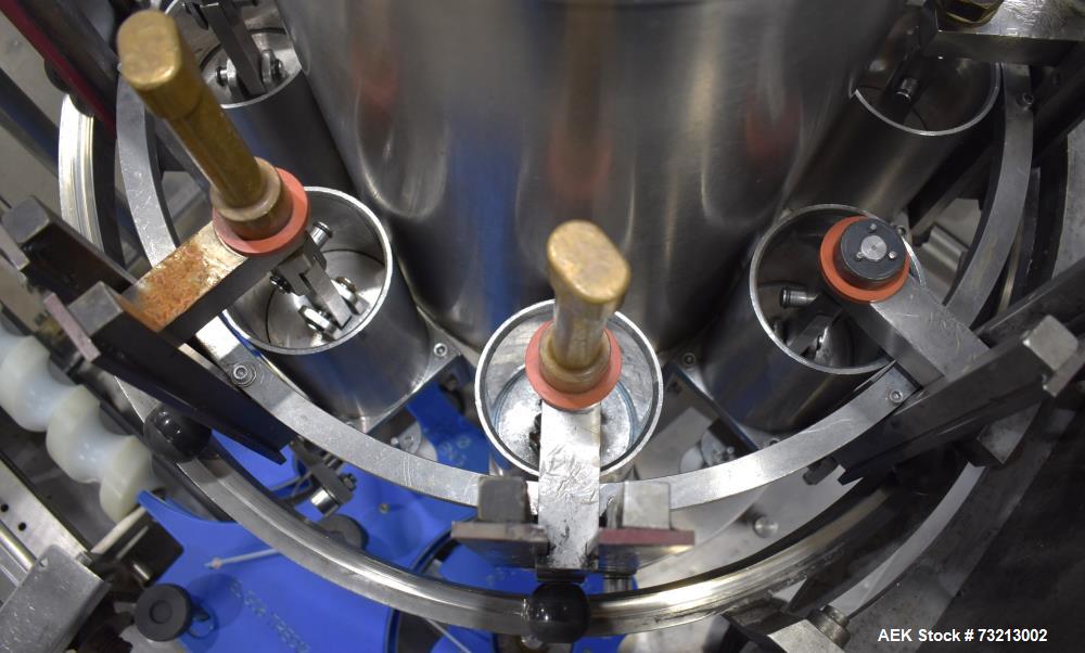 Used MRM Elgin RPF-8 Rotary Piston Filler – 120 BPM, 316 Stainless Steel