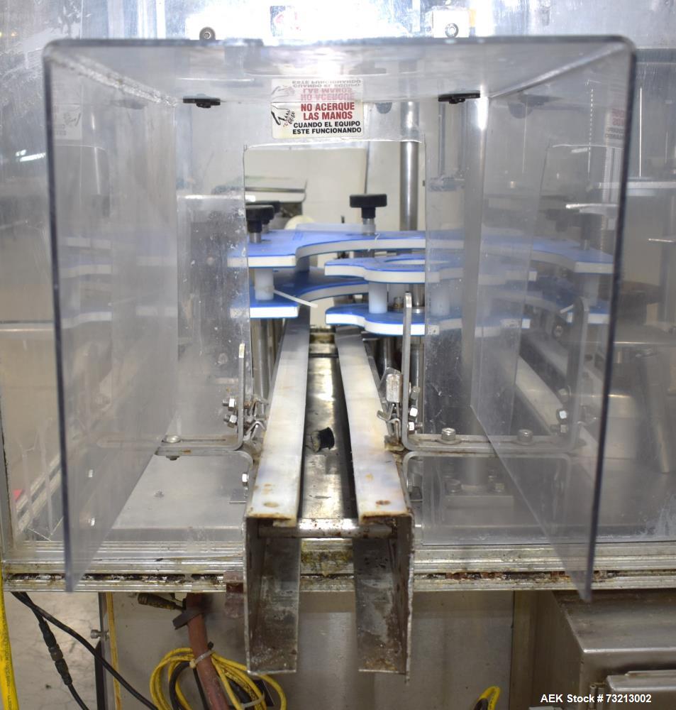 Used MRM Elgin RPF-8 Rotary Piston Filler – 120 BPM, 316 Stainless Steel