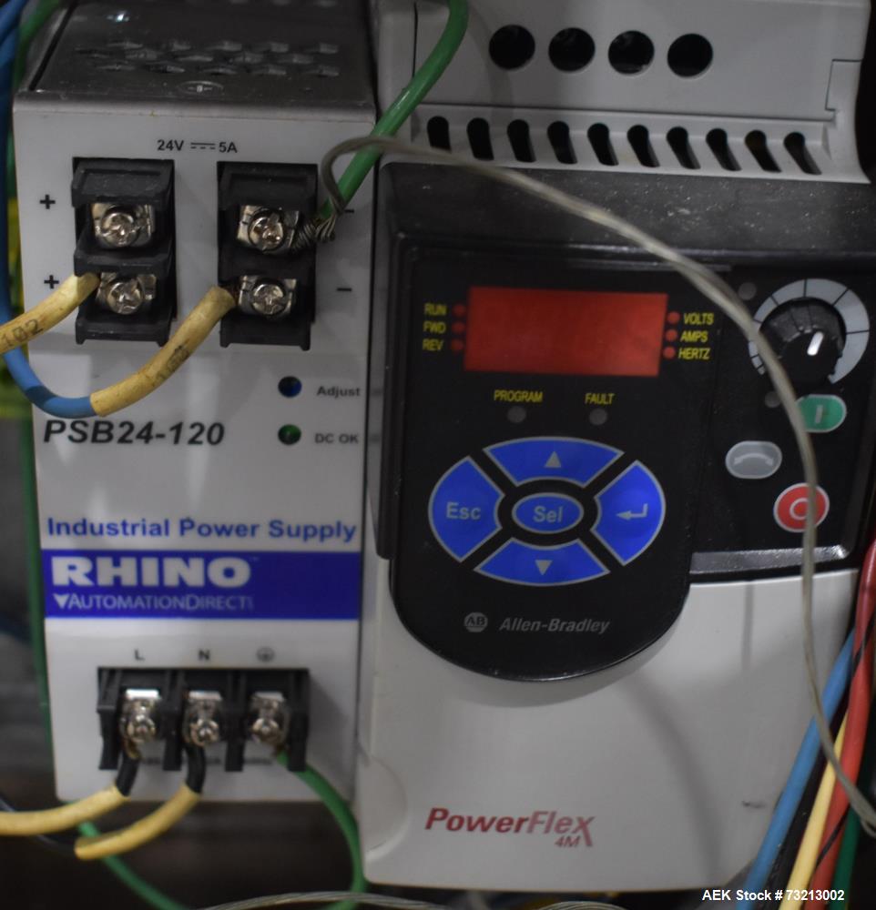 Used MRM Elgin RPF-8 Rotary Piston Filler – 120 BPM, 316 Stainless Steel