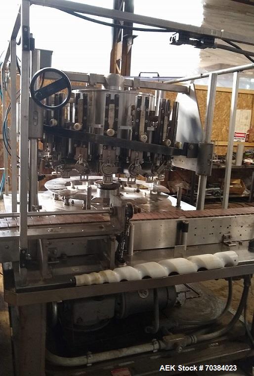 Used- MRM Rotary Auto 16 Piston Filler