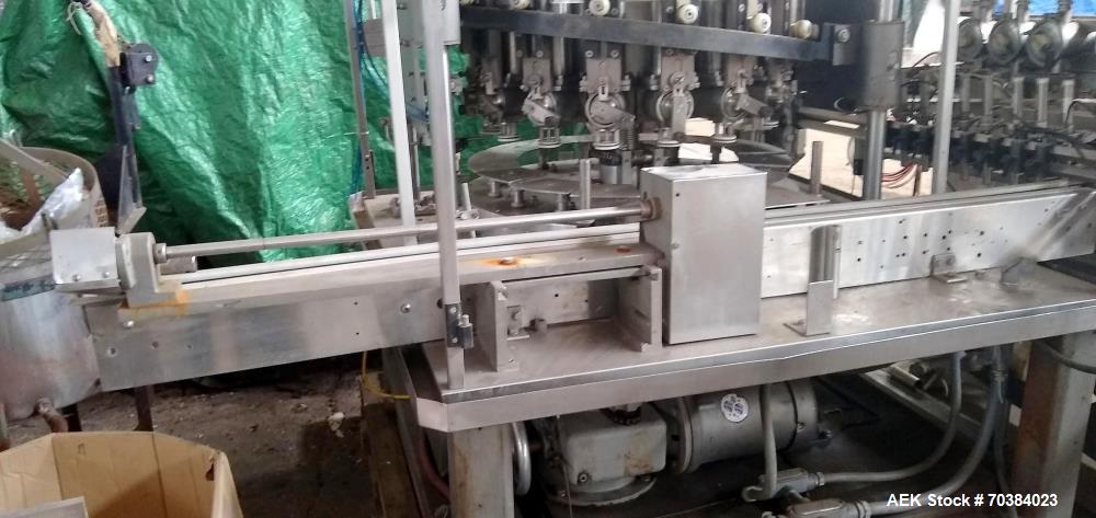 Used- MRM Rotary Auto 16 Piston Filler