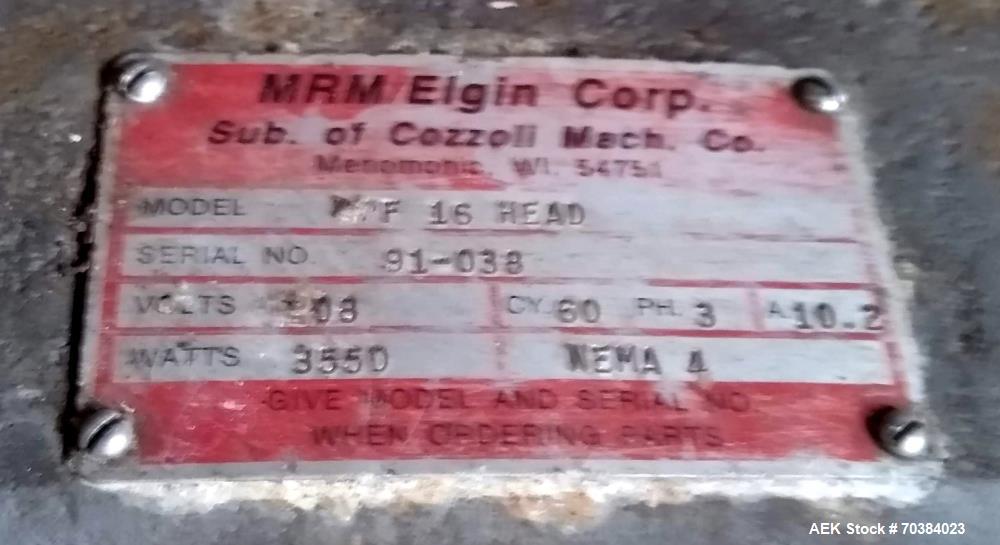 Used MRM Rotary Auto 16 Piston Filler