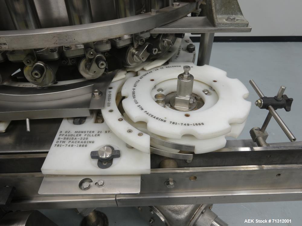 Used Pfaudler Rotary Piston Filler. Model RPF-21