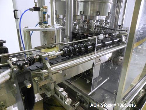 Used Serac Model DT16C 16-Head Liquid Piston Filler