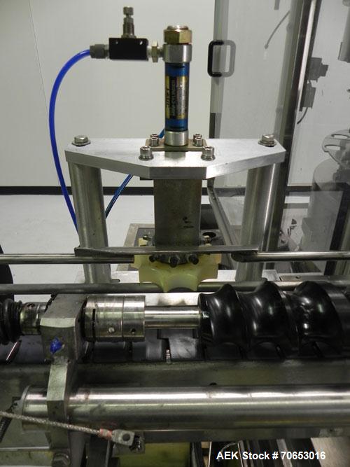 Used- Serac Model DT16C 16-Head Liquid Piston Filler