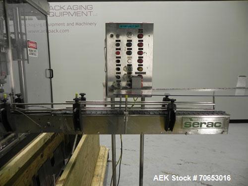 Used Serac Model DT16C 16-Head Liquid Piston Filler