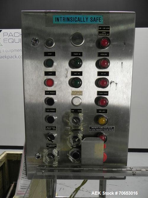 Used Serac Model DT16C 16-Head Liquid Piston Filler