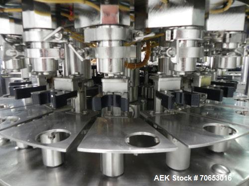 Used Serac Model DT16C 16-Head Liquid Piston Filler