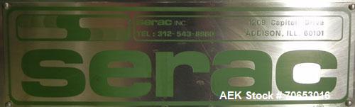 Used- Serac Model DT16C 16-Head Liquid Piston Filler