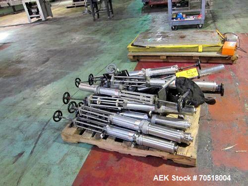 Used Tirelli Maxima Pistons for 6,8 or 10 head rotary piston filler.