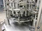 Used Consolidated Model RP221 21 Head Rotary Stainless Steel Piston Filler