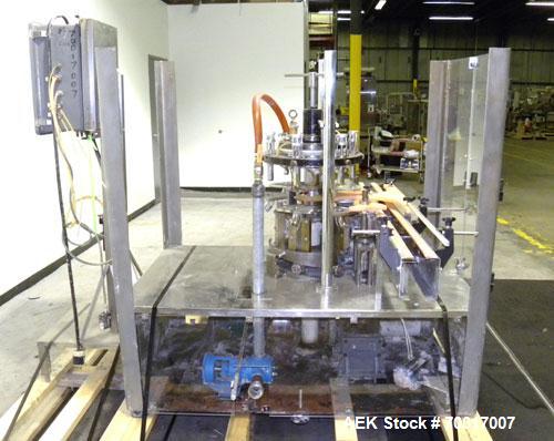 Used Biner Ellison 6 Head Rotary Liquid Positive Displacement Filler