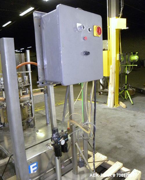 Used Biner Ellison 6 Head Rotary Liquid Positive Displacement Filler