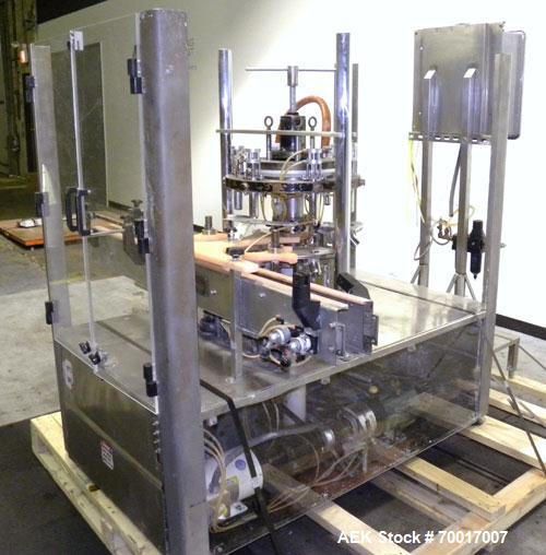 Used Biner Ellison 6 Head Rotary Liquid Positive Displacement Filler