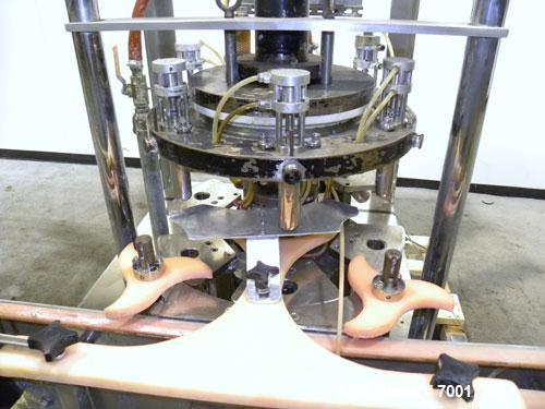 Used Biner Ellison 6 Head Rotary Liquid Positive Displacement Filler