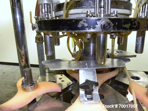 Used Biner Ellison 6 Head Rotary Liquid Positive Displacement Filler