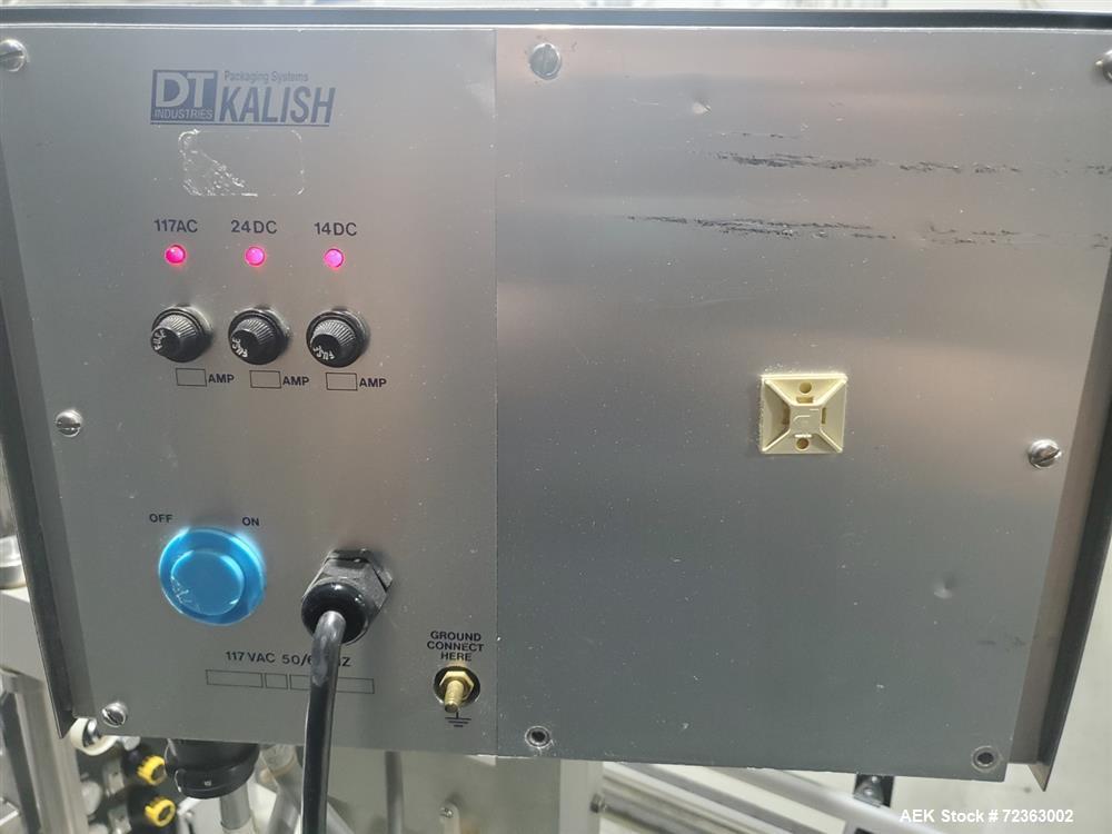 Used Kalish Model 5000 Automatic Inline Positive Displacement Gear Pump Filler