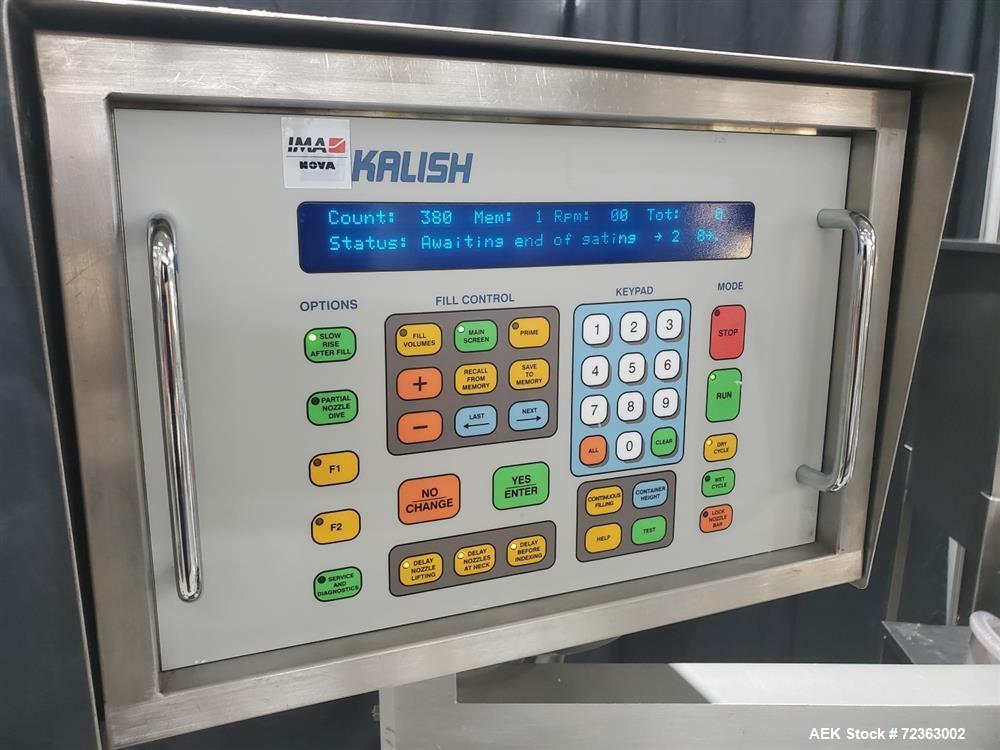 Used Kalish Model 5000 Automatic Inline Positive Displacement Gear Pump Filler