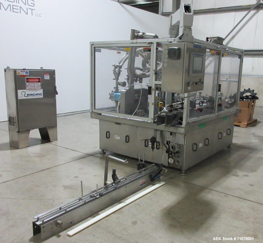 Used Pacific Model V-18-T-31.000 18-Head Rotary Cavity Filler