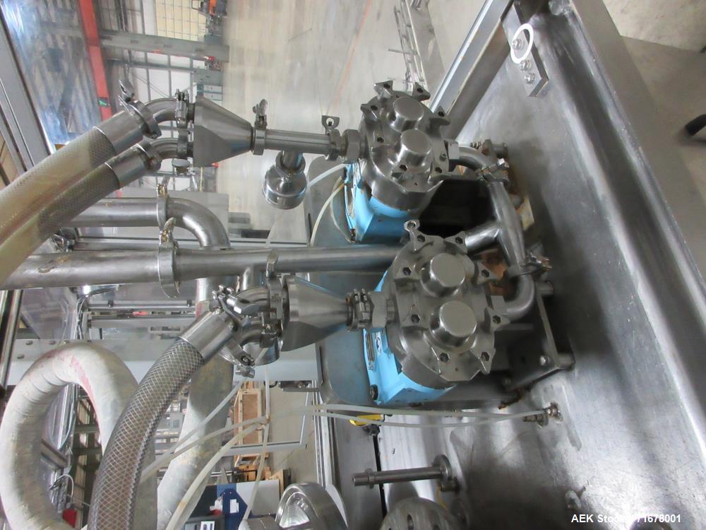 Used Pacific Model V-18-T-31.000 18-Head Rotary Cavity Filler
