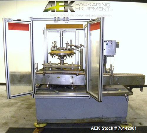 Used Pacific Packaging Machinery 16 Head Rotary Positive Displacement Filler