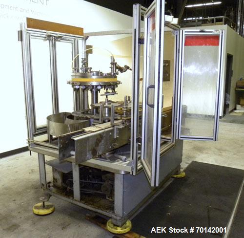Used Pacific Packaging Machinery 16 Head Rotary Positive Displacement Filler