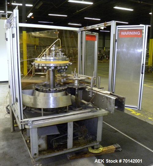Used Pacific Packaging Machinery 16 Head Rotary Positive Displacement Filler