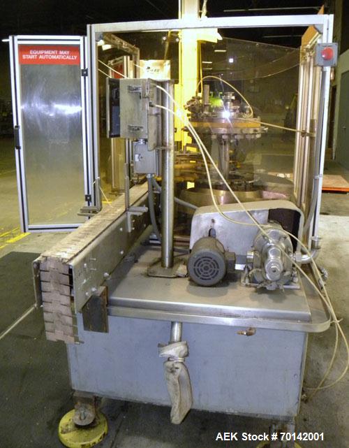 Used Pacific Packaging Machinery 16 Head Rotary Positive Displacement Filler