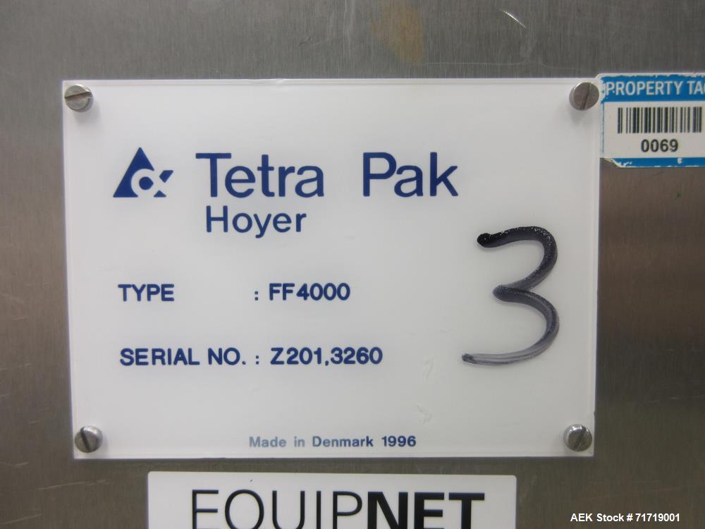 Used- Tetra Pak Hoyer Model FF4000 Ingredient Doser.