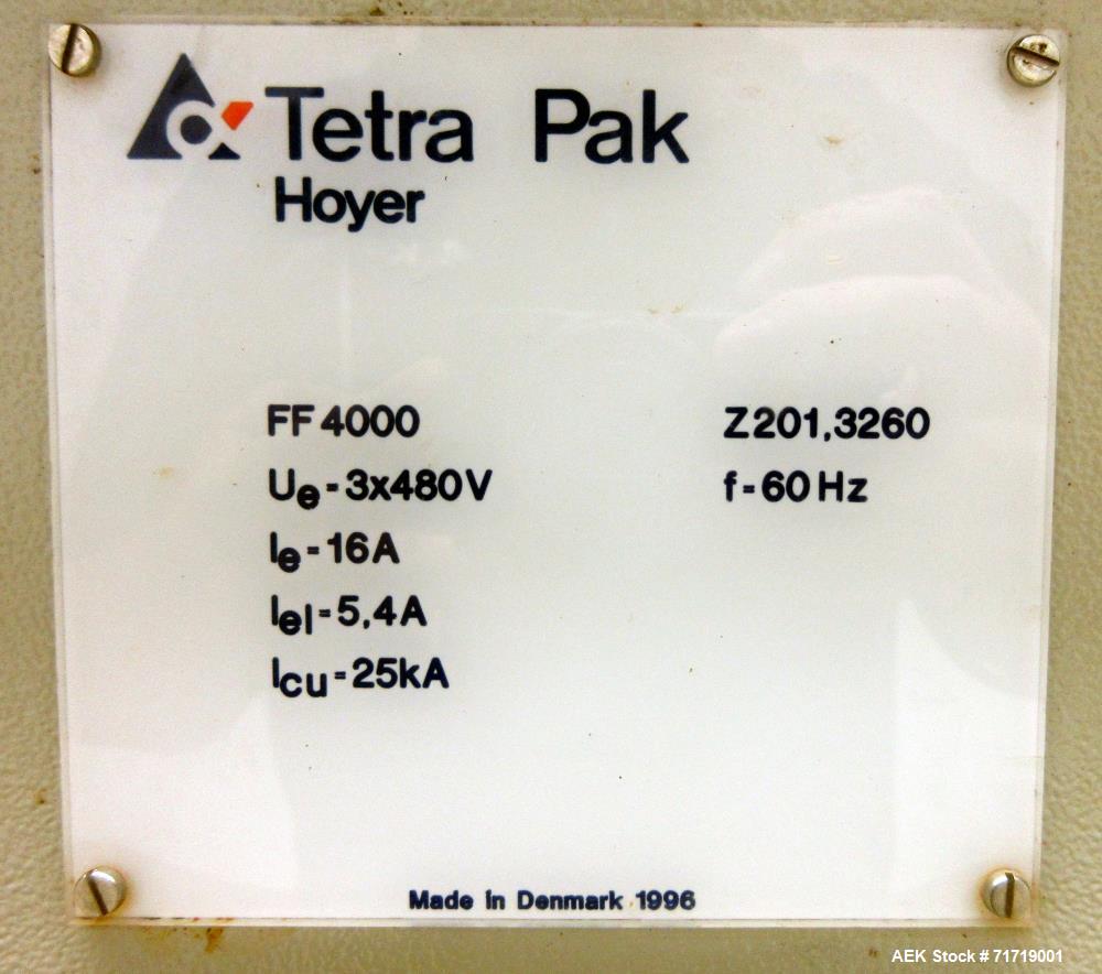 Used- Tetra Pak Hoyer Model FF4000 Ingredient Doser.