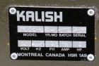 Used Kalish Kalishtronic Model KT12 Positive Displacement Filler. Currentlyt set up with 8 pumps and filling nozzles. Has neck guides, positive shut off nozzles, pin indexing and table top chain conv...
