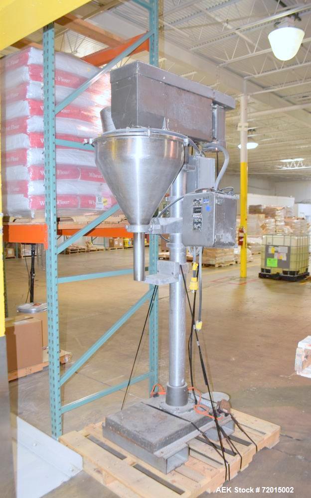 Used Stainless Steel Auger Filler.