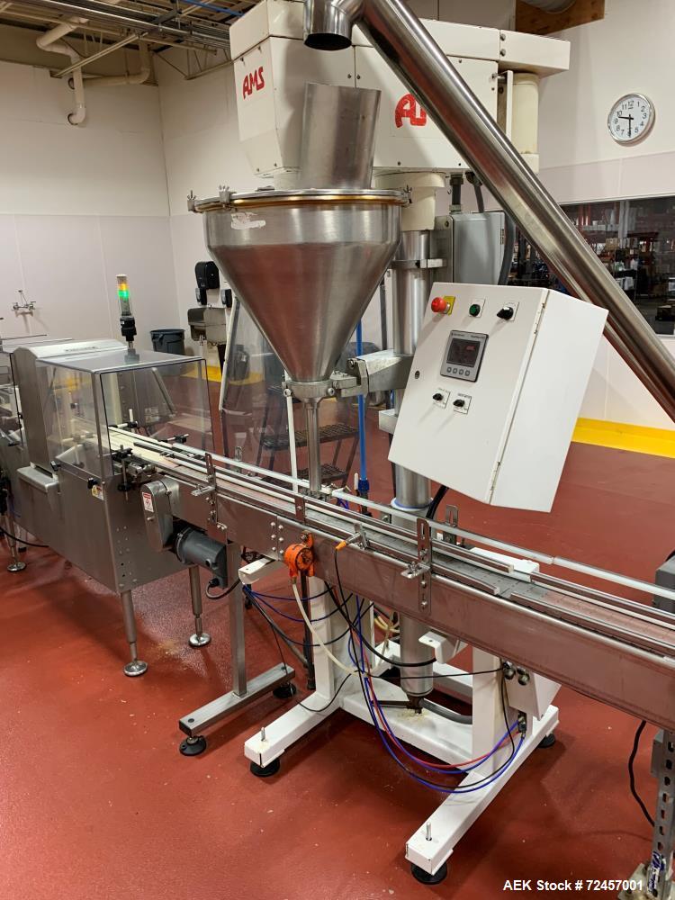 Used AMS Model A400 Automatic Inline Auger Filler