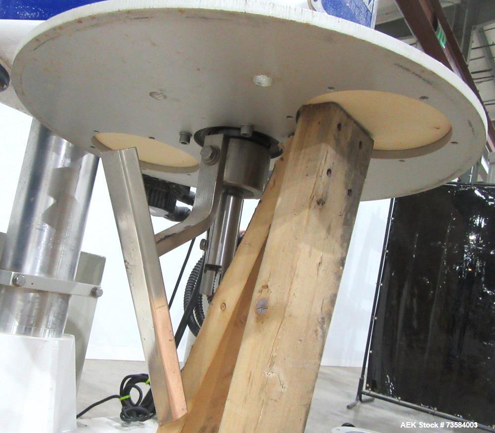 Used AS&E (Automation Supply and Engineering) Automatic Inline Powder Auger Filling System, Model M75. Serrvo-driven auger filler. Includes hopper and control system. Designed for top-mounted filling...