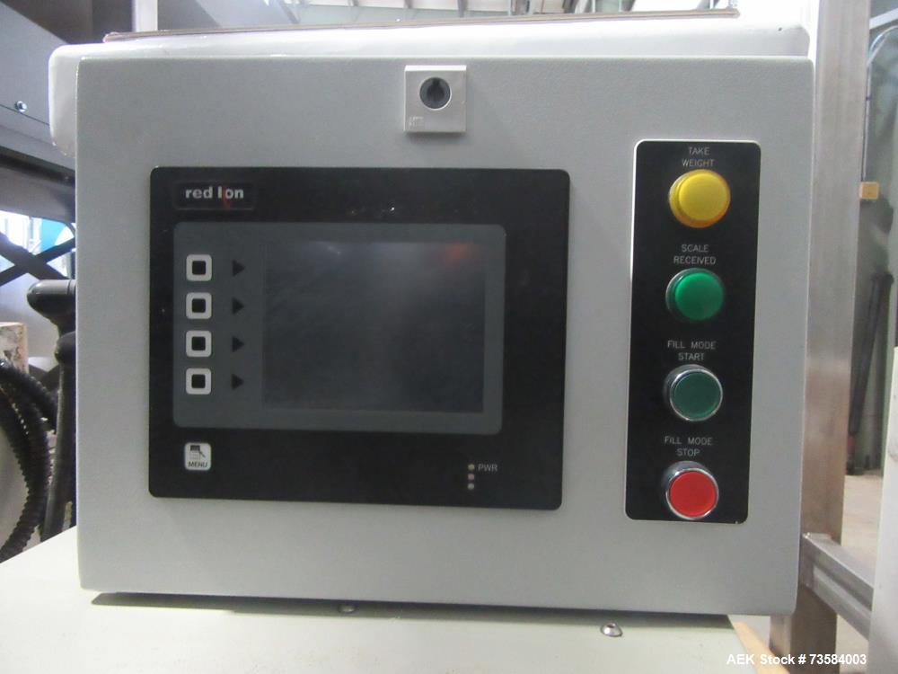 Used AS&E Model M75 Automatic Inline Powder Auger Filling System | Servo-Driven Filler