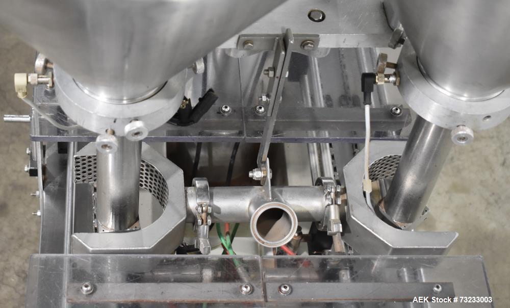 All-Fill Dual Head Twin Auger Automatic Inline Filler, Model AF212