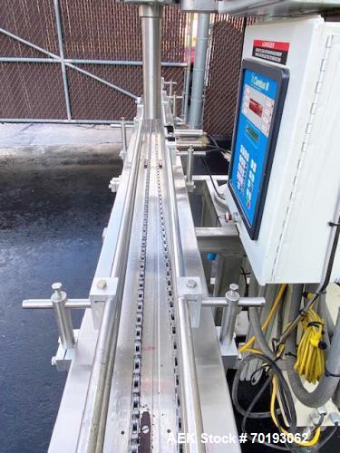 Used All-Fill B400 Inline Powder Filler | Automatic | Single Head | 8’ SS Conveyor | Allen-Bradley Controls
