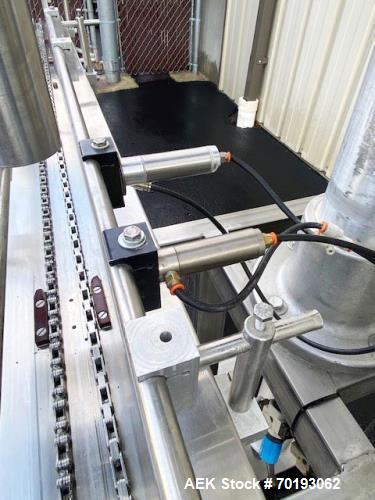 Used All-Fill B400 Inline Powder Filler | Automatic | Single Head | 8’ SS Conveyor | Allen-Bradley Controls