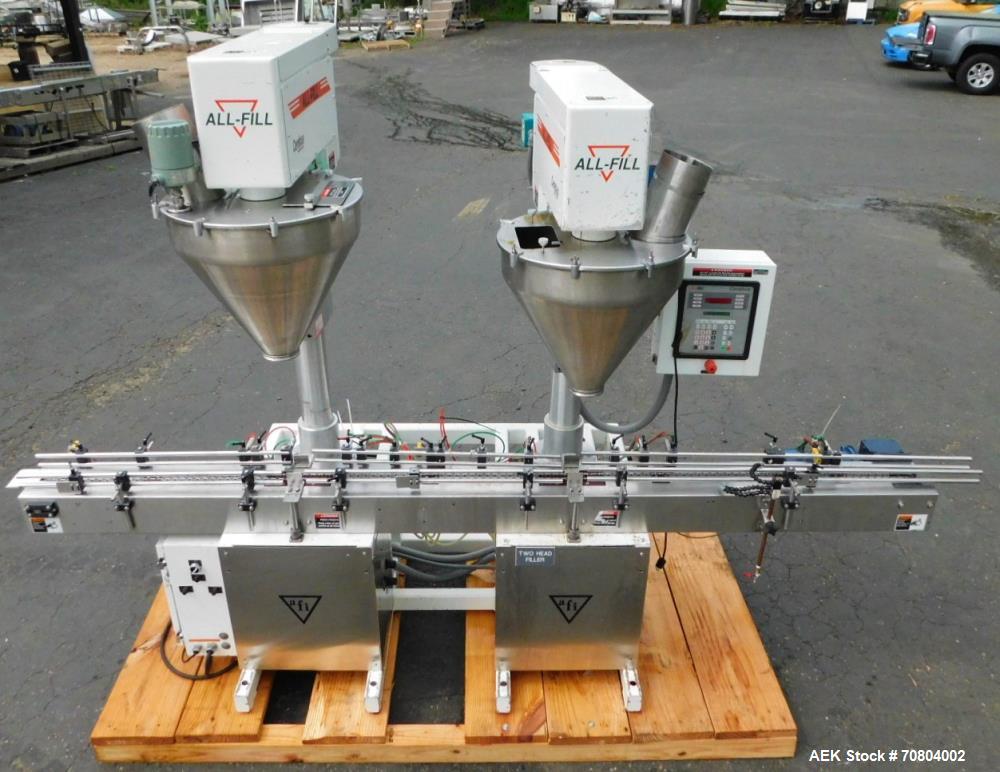 Used-All Fill Twin Head Automatic Auger Filler