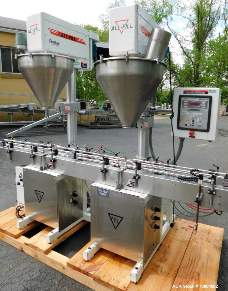 Used-All Fill Twin Head Automatic Auger Filler