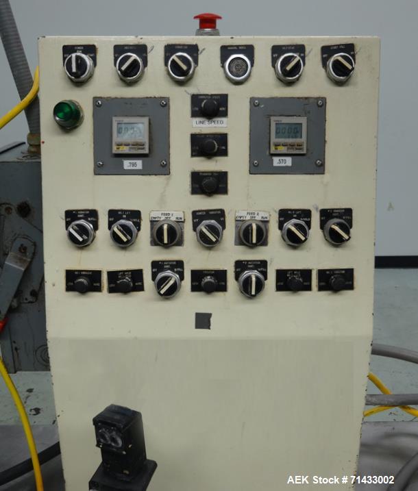 Used All Fill Model 100141 DHA Dual Head Automatic Inline Auger Filler